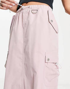 Выцветшая фиолетовая юбка карго с пряжками Emory Park