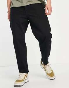 Черные зауженные укороченные джинсовые джинсы Farah Hawtin