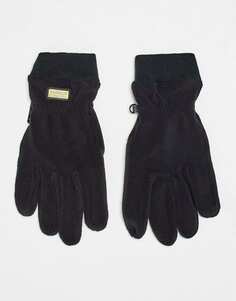 Черные флисовые перчатки Barbour International Axle