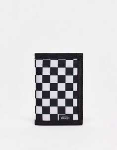 Кошелек Vans в черно-белую шахматную клетку