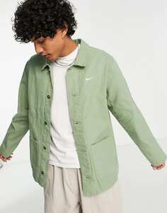 Зеленая спортивная куртка премиум-класса Nike Life