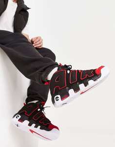 Черно-красные кроссовки Nike Air More Uptempo &apos;96