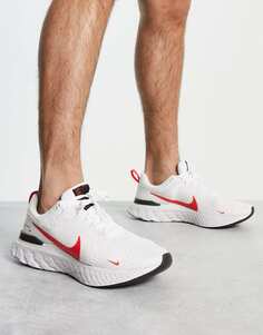 Белые кроссовки Nike Running React Infinity Run