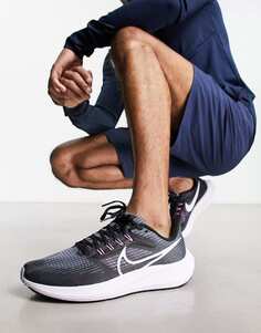 Черные кроссовки Nike Running Air Zoom Pegasus 39