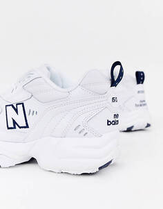 Белые кроссовки New Balance 608