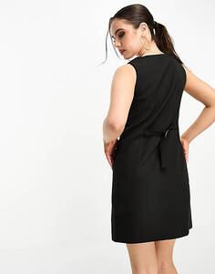 Черное платье мини без рукавов 4th &amp; Reckless Petite