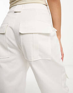 Белые брюки карго Missyempire