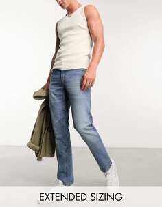 Светлые эластичные джинсы ASOS DESIGN в винтажном стиле
