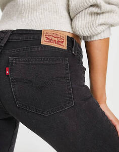 Черные джинсы с супернизким вырезом Levi&apos;s Levis