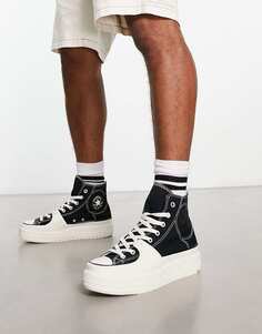 Черные кроссовки Converse Chuck Taylor All Star Construct Hi