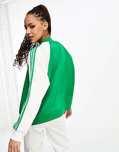 Зеленая спортивная футболка adidas Originals Adicolor