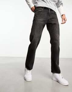 Черные аутентичные прямые джинсы Levi&apos;s 551z Levis