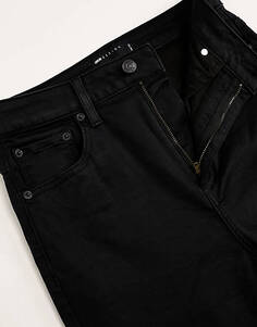 Черные эластичные расклешенные джинсы ASOS DESIGN Power