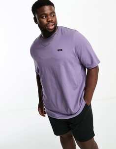 Фиолетовая удобная футболка Calvin Klein Big &amp; Tall