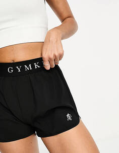 Черные шорты с логотипом Gym King Performance