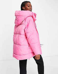 Ярко-розовое пуховое пальто Urban Bliss