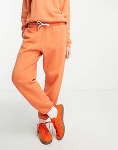 Оранжевые джоггеры с манжетами и логотипом Polo Ralph Lauren