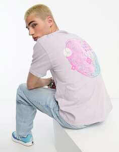 Пыльно-розовая футболка Volcom Ed Merlin Murray