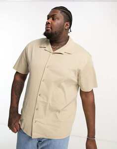 Рубашка из джерси с короткими рукавами и короткими рукавами River Island Big &amp; Tall