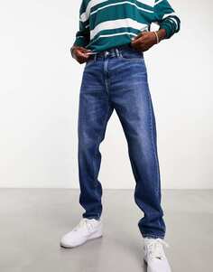 Джинсы зауженного кроя Calvin Klein Jeans средней степени стирки