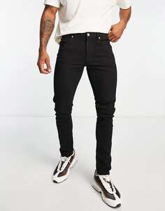 Черные узкие зауженные джинсы Lee luke