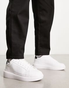 Бело-черные минимальные массивные кроссовки Truffle Collection