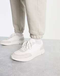 Бело-серые минимальные кроссовки для бега Truffle Collection