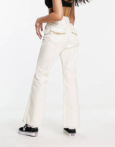 Кремовые джинсы-клеш с завышенной талией Levi&apos;s 70S Levis