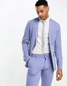 Супероблегающий пиджак голубого цвета New Look — костюм 1