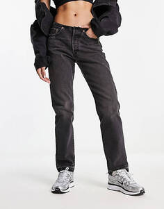 Черные джинсы с мини-талией Levi&apos;s 501 Levis