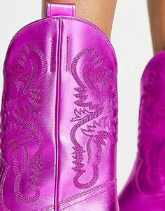 Розовые ботинки в стиле вестерн Jeffrey Campbell Kidding