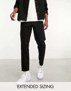 Черные классические жесткие джинсы ASOS DESIGN