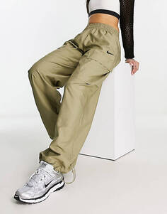 Тканые брюки карго нейтрального оливкового цвета Nike Life Trend