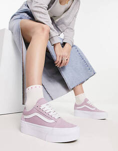 Сиреневые кроссовки Vans Old Skool Stackform