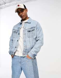 Голубая джинсовая куртка Lee верхняя одежда