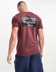 Коричневая футболка с рисунком на спине Columbia Rapid Ridge эксклюзивно для ASOS