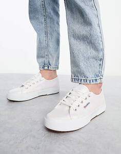 Кроссовки Superga 2750 LAMEW белого цвета