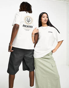 Белая футболка с принтом на спине Dickies Fair Oaks Sunshine, эксклюзивно для Asos Unknown