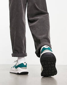 Бело-зеленые кроссовки New Balance 5740