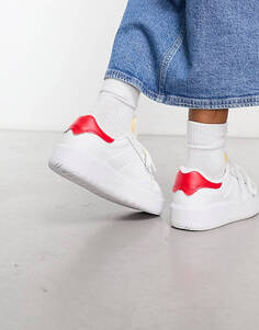 Бело-красные кроссовки New Balance CT302