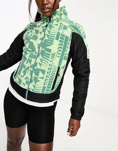 Флисовая спортивная куртка с геопринтом The North Face NSE Fleeski Y2K