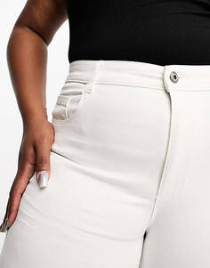 Белые джинсы скинни Only Curve Augusta