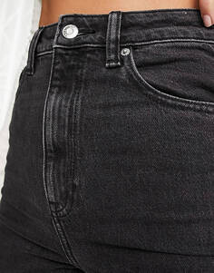 Черные узкие джинсы Mom ASOS DESIGN Tall
