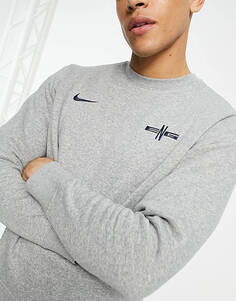 Серый свитшот Nike Football England Crew