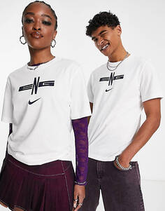 Белая футболка унисекс с графическим рисунком Nike Football England