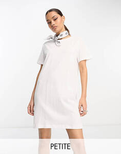 Белое платье-футболка мини Only Petite