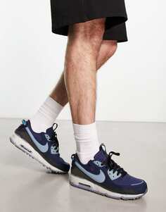 Темно-синие и темно-синие кроссовки Nike Air Max Terrascape 90