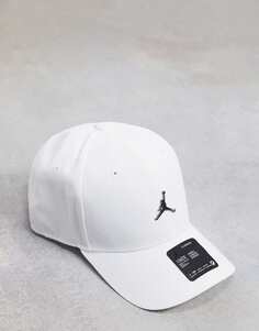 Белая металлическая кепка с логотипом Jordan Jumpman