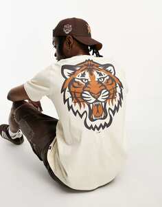 Белая футболка 47 Brand Detroit Tigers с принтом на груди и спине
