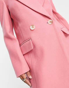Розовое пальто оверсайз Forever New Petite